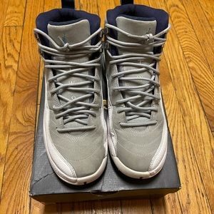 air jordan 12 retro “grey university blue”